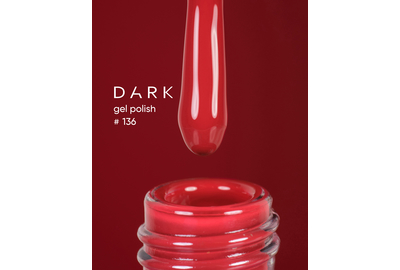 Гель-лак DARK №136, светлый теракотовый, 10 мл