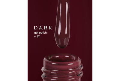 Гель-лак DARK №141, бордо, 10 мл