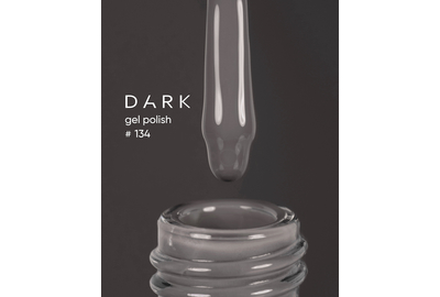 Гель-лак DARK №134, мокрый асфальт, 6 мл