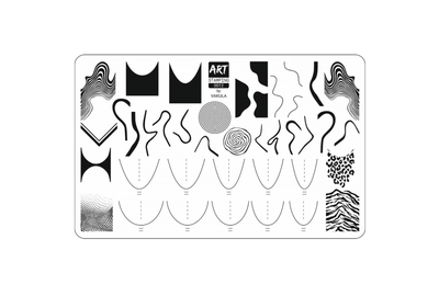 Пластина для стемпинга Art Stamping 012