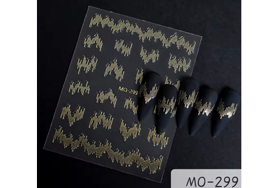 Наклейки для ногтей полоски.