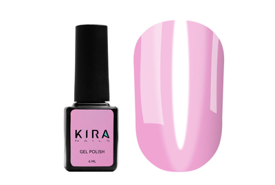 Гель-лак Kira Nails Vitrage №V12 розовый витражный, 6 мл