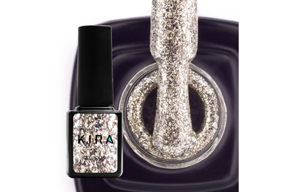 Gel polish Kira Nails 24 Karat #003 white gold, 6 ml