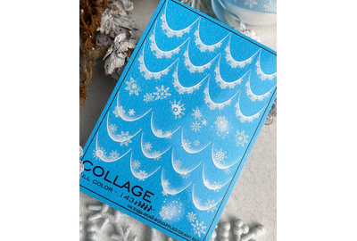 Слайдер дизайн Collage 143 снежинки