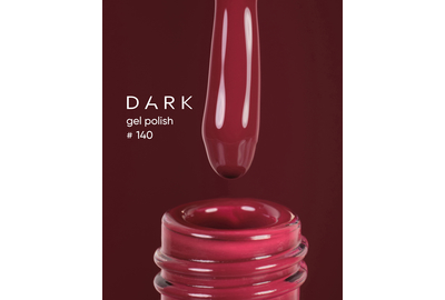 Гель-лак DARK №140, вишня, 6 мл