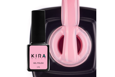 Гель-лак Kira Nails №008 ярко-розовый для френча эмаль, 6 мл