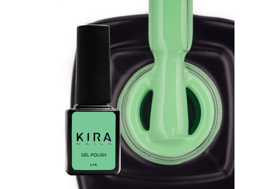 Гель-лак Kira Nails №024 салатовая эмаль, 6 мл