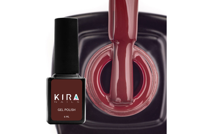 Гель-лак Kira Nails №039 коричневий емаль, 6 мл