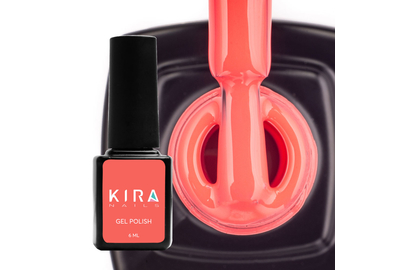 Гель-лак Kira Nails №043 приглушений малиновий емаль, 6 мл