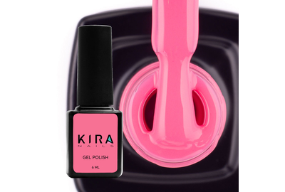 Гель-лак Kira Nails №058 темний рожевий емаль, 6 мл