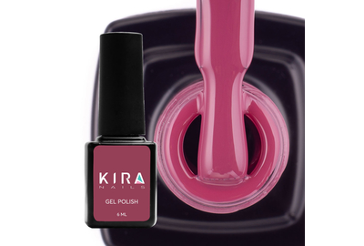 Гель-лак Kira Nails №069 винно-пурпурная эмаль, 6 мл