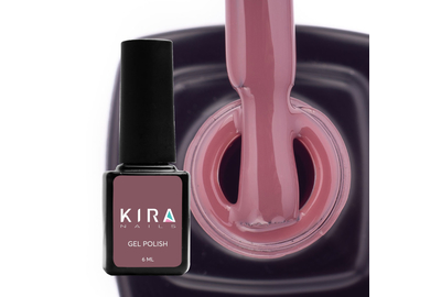 Gel polish Kira Nails #120 red-brown enamel, 6 ml