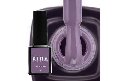 Гель-лак Kira Nails №160 сірий емаль, 6 мл