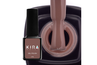 Gel polish Kira Nails #170 milk chocolate enamel, 6 ml