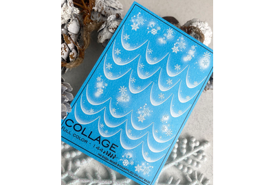 Слайдер дизайн Collage 144 снежинки