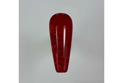 TOUCH gel polish PIXI No. 02, red with glitter, 9 ml