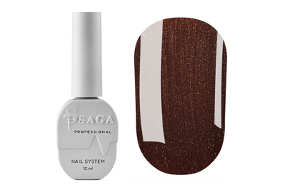 Гель-лак Saga Wine Cat Кошачий Глаз №07, 10 мл