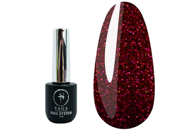 Гель-лак SAGA Fiery №25 светоотражающий, 10 мл