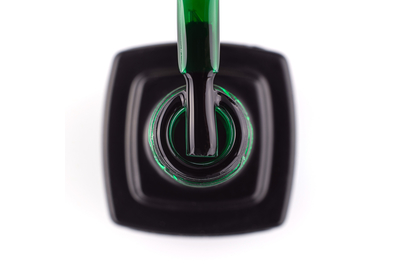 Gel polish Kira Nails Vitrage No. V07 dark green stained glass, 6 ml