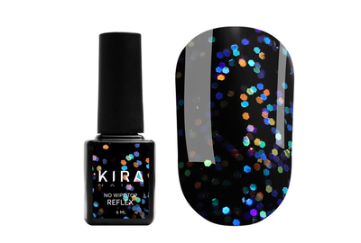 Топ для гель-лака Kira Nails No Wipe Top Reflex, 6 мл
