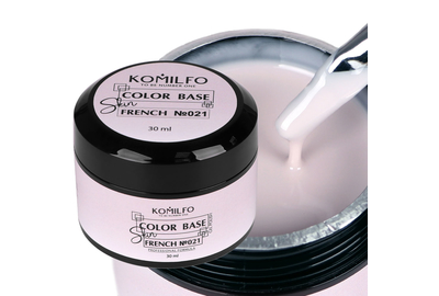 База для ногтей Komilfo Color French Base SKIN 021, 30 мл банка