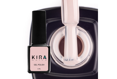 Гель-лак Kira Nails №009 бледно-бежевый эмаль, 6 мл