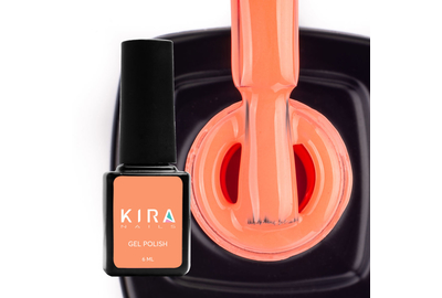 Гель-лак Kira Nails №020 розово-персиковая эмаль, 6 мл
