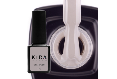 Гель-лак Kira Nails №066 светло-серый эмаль, 6 мл