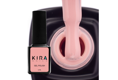 Гель-лак Kira Nails №112 рожево-бежевий емаль, 6 мл