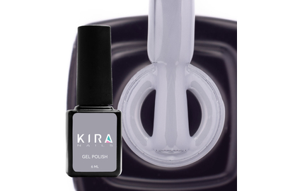 Гель-лак Kira Nails №134 зелено-серый эмаль, 6 мл