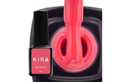 Гель-лак Kira Nails №163 червона троянда емаль, 6 мл