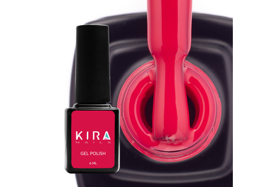 Гель-лак Kira Nails №164 винний емаль, 6 мл