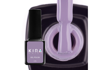 Гель-лак Kira Nails №085 лилово-серый эмаль, 6 мл