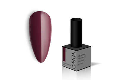 Гель-лак однофазный Gemely Mono Lac №005, спелая черешня, 6 мл