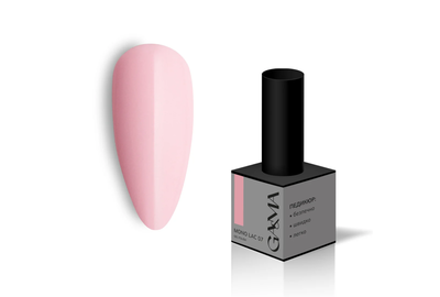 Single-phase gel polish GaMa Mono Lac No. 007, pale pink, 6 ml