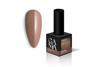 Гель-лак для ногтей GaMa Pantone №202 Moka Moos, мокко, 10 мл