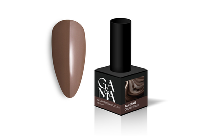 Гель-лак для нігтів GaMa Pantone №203 Molochnyi shokolad, молочний шоколад, 10 мл