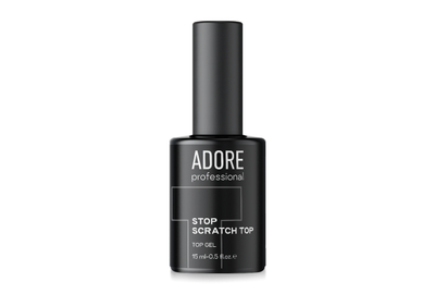 Топ для гель-лака сверхпрочный ADORE Stop Scratch Top без ЛЖ, 15 мл
