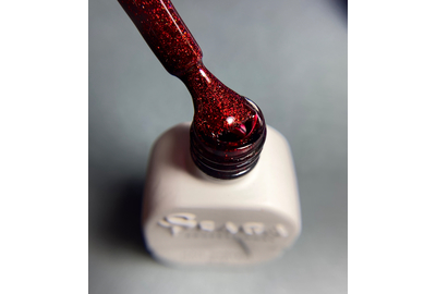 Gel nail polish Saga Love Red No. 02, 10 ml