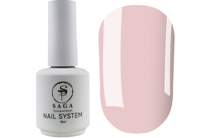Жидкий гель для ногтей Saga Liquid gel №07, бледно-розовый, 15 мл