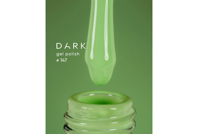 Гель-лак DARK №147, салатовый, 6 мл