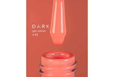 Гель-лак DARK №053, пастельно-кораловий, 6 мл