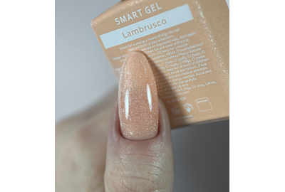 Жидкий гель HEYLOVE Smart Gel Lambrusco, телесный с блестками, 15 мл