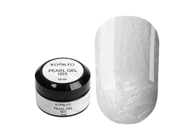 Komilfo Pearl Gel No. 001 nail gel, milky, 15 ml