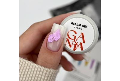 Паста GaMa Relief Gel Lilac, сиреневый, 5 г