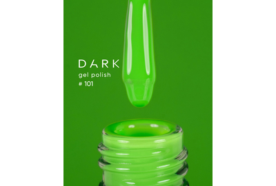 Гель-лак DARK №101, салатовый, 10 мл