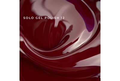 Гель-лак однофазный TOUCH Solo gel Polish №12, вишневый, 9 мл