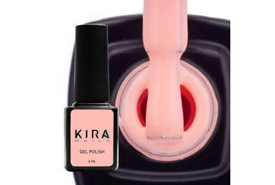 Гель-лак Kira Nails №169 персиковий фатин емаль, 6 мл
