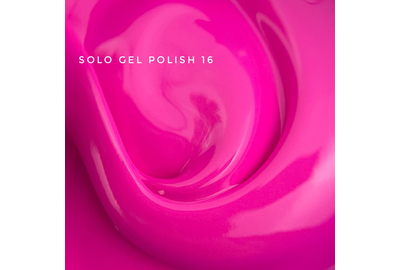 Гель-лак однофазный TOUCH Solo gel Polish №16, розовый, 9 мл