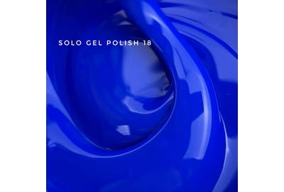 Гель-лак однофазный TOUCH Solo gel Polish №18, синий, 9 мл